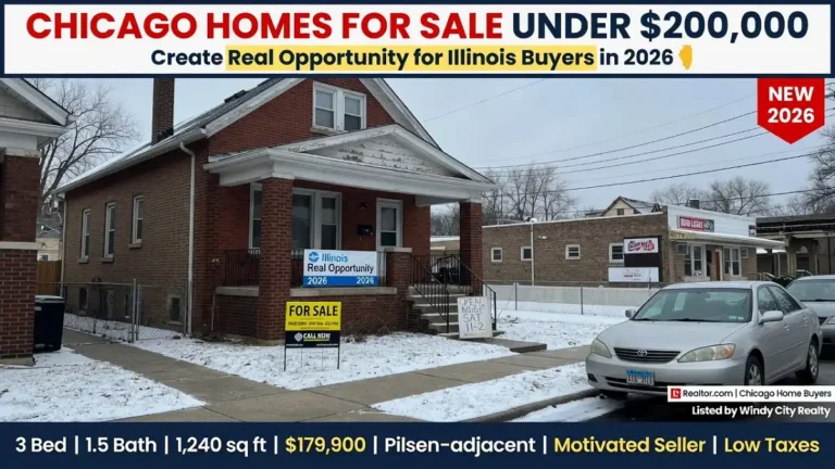 Chicago Homes for Sale Under $200,000 Create Real Opportunity for Illinois Buyers in 2026