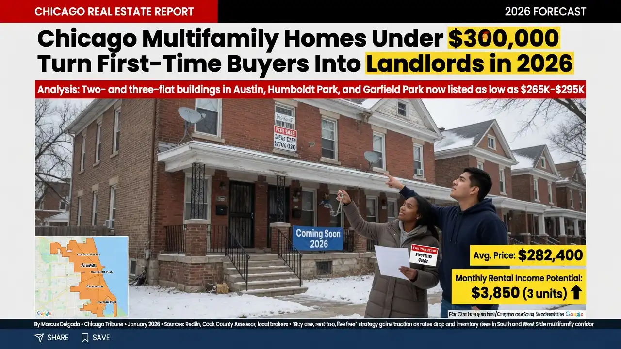Chicago Multifamily Homes Under $300,000 Turn First-Time Buyers Into Landlords in 2026