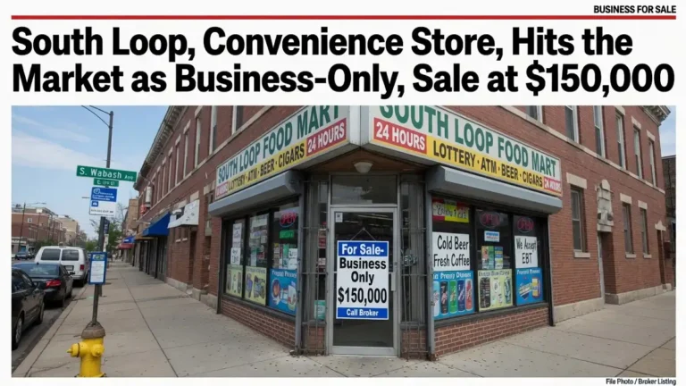 South Loop, Convenience Store, Hits the Market as Business-Only, Sale at $150,000