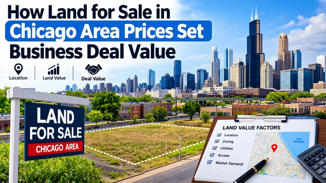 How Land for Sale in Chicago Area Prices Set Business Deal Value